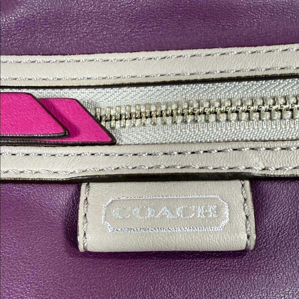 Coach Purple and Pink shoulder bag